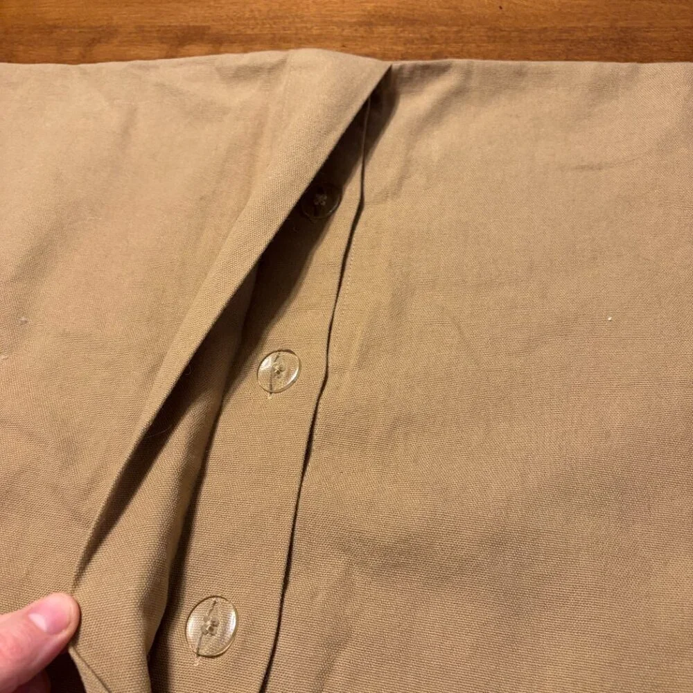 Pottery Barn accent pillowcase fall autumn pumpkin tan cotton 16x26